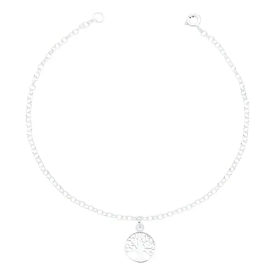 Pulseira Arvore Da Vida Feminina Prata 925 Foto 1