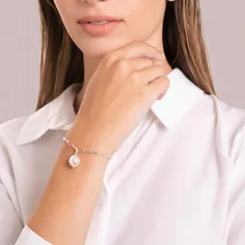 Pulseira Bali Carmine em prata 925 com pérola SS, comprimento 19 cm Foto mini  3