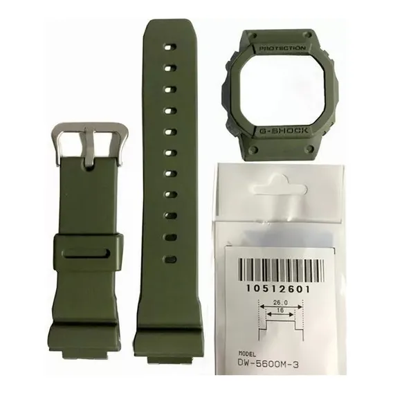 Pulseira + Bezel DW-5600 Verde Produto 100% Original Casio G-shock Foto 1