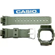 Pulseira + Bezel DW-5600 Verde Produto 100% Original Casio G-shock Foto mini 2