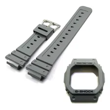 Pulseira + Bezel Dw-d5600p Casio G-shock 100% Cinza Foto mini 1