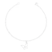 Pulseira Borboleta Prata 925 Foto  mini 1