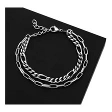Pulseira Bracelete Aço Inox Masculino Ogrife J-549 Regulável Comprimento 0 Cm Diâmetro 0 Cm Foto mini 2