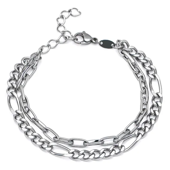 Pulseira Bracelete Aço Inox Masculino Ogrife J-549 Regulável Comprimento 0 Cm Diâmetro 0 Cm Foto 1