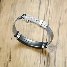 Pulseira Bracelete Aço Inox Oração Pai Nosso Foto mini 2