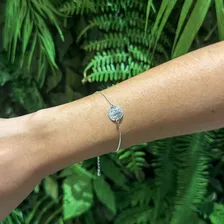 Pulseira Bracelete Medalha São Bento Folheada Prata 925 Foto mini 2