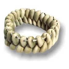 Pulseira Búzios Concha Natural Praia Verão Orixas Diâmetro 7 Cm Foto mini 2