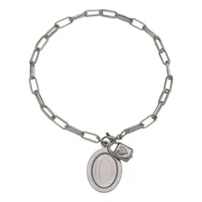 Pulseira Cadeia Consagração Nossa Senhora Do Guadalupe Inox Foto mini  3