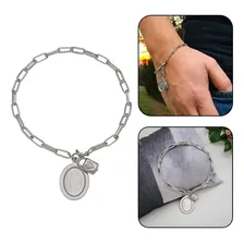 Pulseira Cadeia Consagração Nossa Senhora Do Guadalupe Inox Foto  mini 1