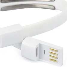 Pulseira Carregador Via Usb, Android E Windows Phone Branco Foto mini 3