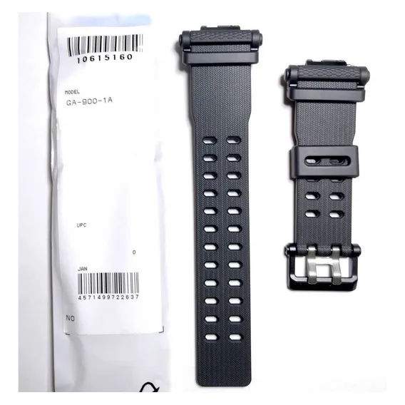 Pulseira Casio G-shock Ga-900-1a Preto Adaptador E Pinos Foto 1