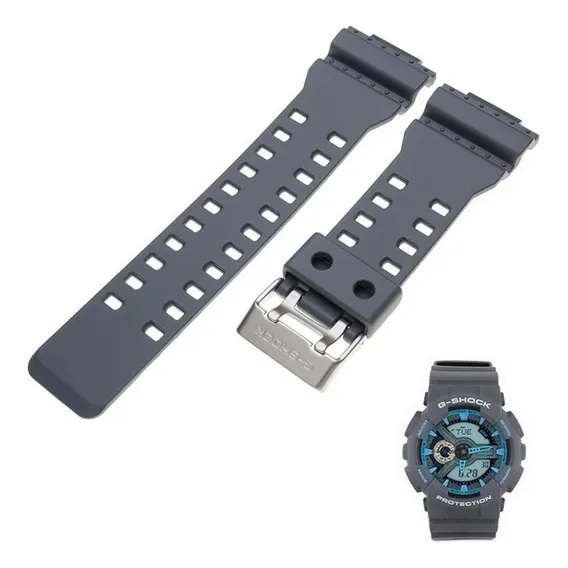 Pulseira Casio Gshock Ga-110ts-8a2 Cinza 100% AutĂȘntica Foto 1