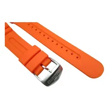 Pulseira Citizen Aqualand Meia Lua Laranja Jv0020 Jv0030 Largura 26 mm Foto mini  3