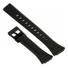 Pulseira Compatível Com Relógio Casio W-215h-1a, W-215h Cor Preto Foto mini 4