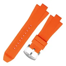 Pulseira Compatível Michael Kors Mk8184 Mk8729 Mk9020 Mk8152 Cor Laranja Foto  mini 1