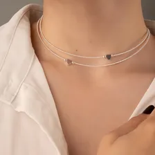 Pulseira Corda De Violão Coração Banhada A Prata Foto mini 3