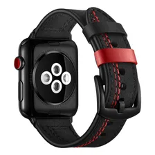Pulseira Couro Especial Para Apple Watch 49mm 45mm 44mm 42mm Foto mini 1
