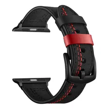 Pulseira Couro Especial Para Apple Watch 49mm 45mm 44mm 42mm Foto mini 3
