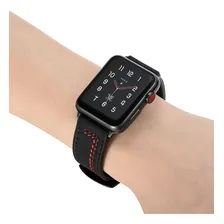 Pulseira Couro Especial Para Apple Watch 49mm 45mm 44mm 42mm Foto mini 4