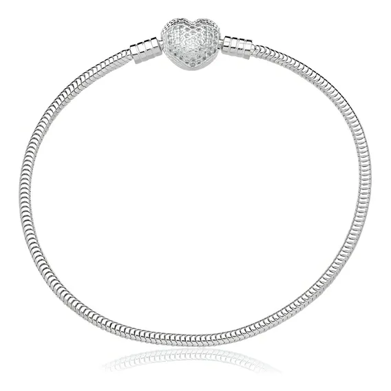 Pulseira Da Vida Prata 925 Berloques Certificado Prata 925 Foto 1