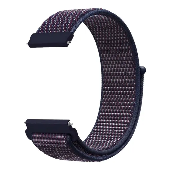 Pulseira De Nylon Compatível Xiaomi Huami Amazfit Bip 20mm Cor Índigo Largura Da Pulseira 20 Mm Foto 1