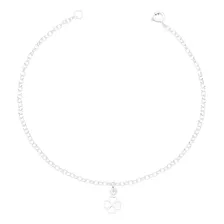 Pulseira De Prata 925 Legítima Trevo Sorte Foto  mini 1