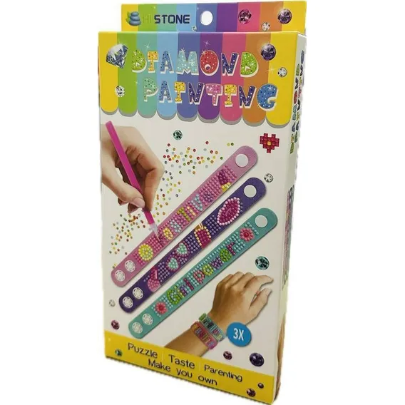 Pulseira Diamante Divertida Kit Com 3 Pulseiras Foto 1
