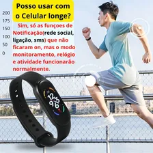 Pulseira Digital Smartband M7 Perfeita Prática Esportivas Cor da caixa Preto Foto mini 4