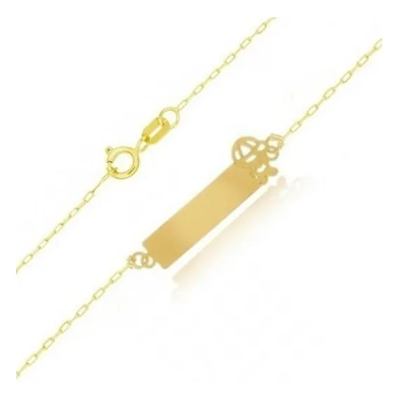 Pulseira Em Ouro 750 Pulseira Infantil Menino Em Ouro 18k Foto 1