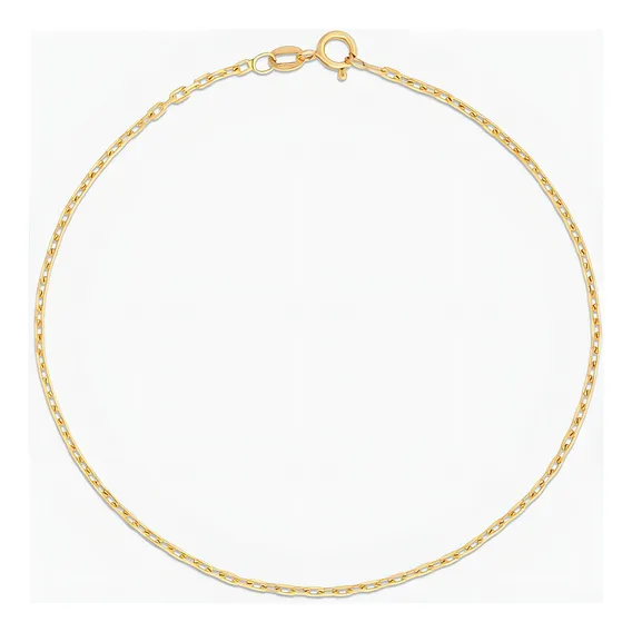 Pulseira Em Ouro Amarelo 18 Cm Foto 1