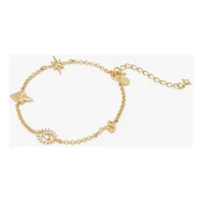 Pulseira Em Prata 925 Com Banho De Ouro Amarelo 18k Foto mini 4
