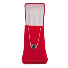 Pulseira Em Prata 925 Feminina Trevo Van Cleef Comprimento 18 Cm Cor Prateado Foto mini 3