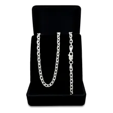 Pulseira Em Prata 925 Legítima Cadeado Maciça Masculina Foto mini 4