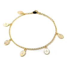 Pulseira Espírito Santo Banhada A Ouro 18k Foto mini 1
