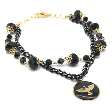 Pulseira Feminina Espírito Santo Preta Foto mini 4
