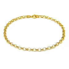Pulseira Feminina Portuguesa Em Ouro 18k Foto mini 1