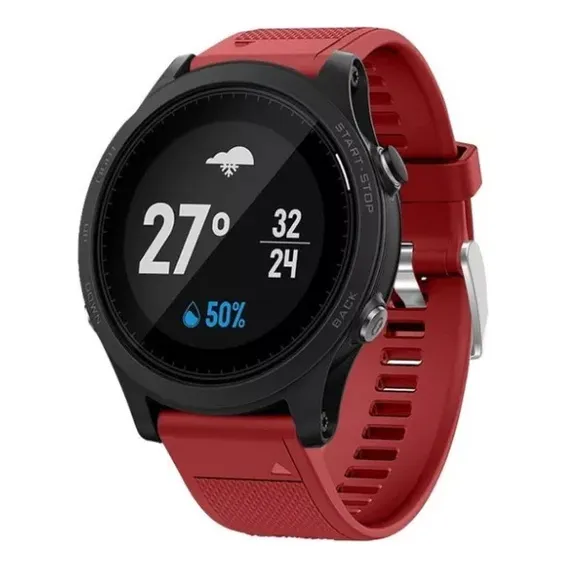Pulseira Garmin Fenix 5 Forerunner 935 945 Approach S60 Cor Vermelho Foto 1