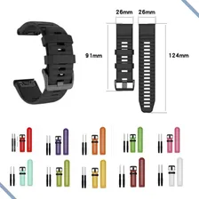 Pulseira Garmin FĂȘnix 3 FĂȘnix 6 E 6 Pro 26mm!! Cor 13 Foto mini 3