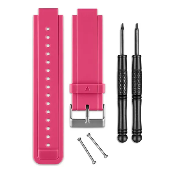 Pulseira Garmin Silicone Rosa Vivoactive 1 Foto 1
