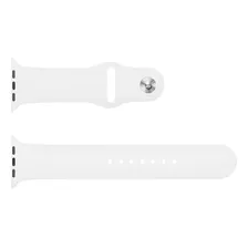 Pulseira Goldentec Para Apple Watch 42/44mm Silicone Branca Foto mini 1