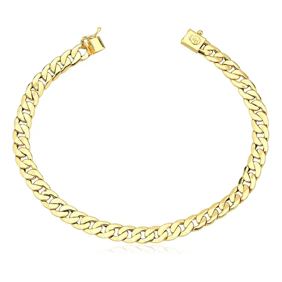 Pulseira Grumet Masculina 0,5cm Ouro 18k 750 22cm Gaveta Foto 1