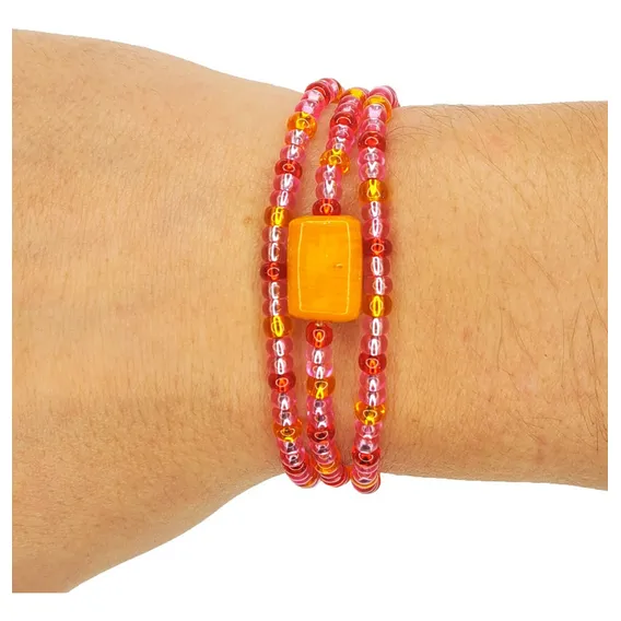 Pulseira Guia De Proteção Espiritual Orixá Ewá Diâmetro 19 Cm Foto 1