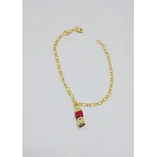 Pulseira Iantil Figuinha Para Bebe Banhada Folheada Ouro18k Co Excelente Banho De Ouro 18k C Pode Molhar Comprimento 13 Cm Diâmetro 13 Cm Foto mini 2