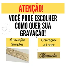 Pulseira Infantil Bebê Perola Chapa Folheada Gravada Nome Foto mini 4