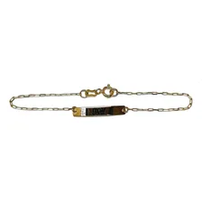 Pulseira Infantil De Chapa Ouro 18k Foto mini  3