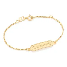 Pulseira Infantil Placa Abençoada Abençoado Rommanel Linda Diâmetro 14 Cm Foto  mini 1