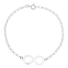 Pulseira Infinito Prata 925 Foto  mini 1