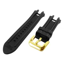 Pulseira Invicta S1 Rally Com Fecho Dourado 1510 1506 1511 Cor Preto Foto mini  3