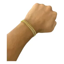 Pulseira Lacraia 10mm - Banhado A Ouro 18k Foto mini 1