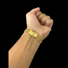 Pulseira Lacraia 10mm - Banhado A Ouro 18k Foto mini 3